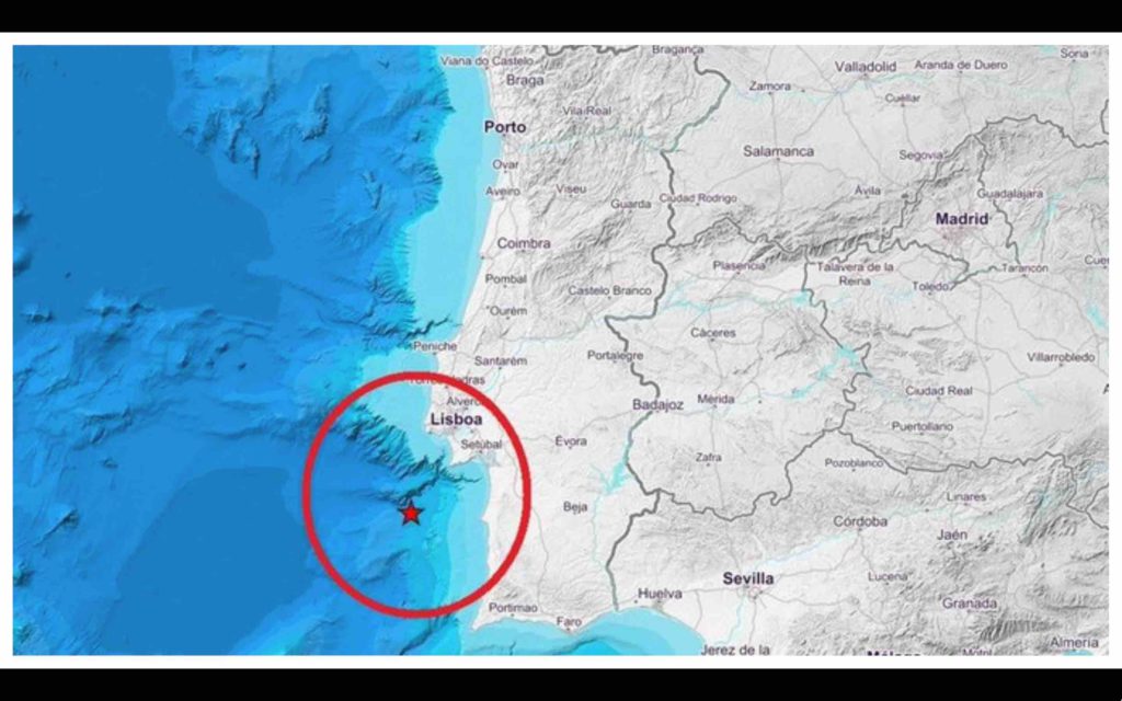séisme tremblement de terre Portugal ressenti en Espagne et au Maroc