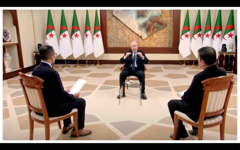 Abdelmadjid Tebboune interview Maroc Algérie Morocco Algeria