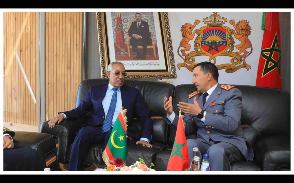 Coopération militaire Maroc Mauritanie entretien Mohammed Berrid Hanena Ould Sidi