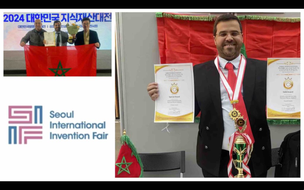 Le Marocain Fouad Faqiri remporte la médaille d’or au Salon international des inventions de Séoul