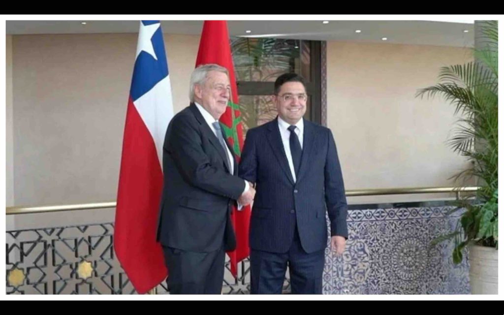 Maroc Chili Nasser Bourita Alberto Van Klaveren Stork Morocco