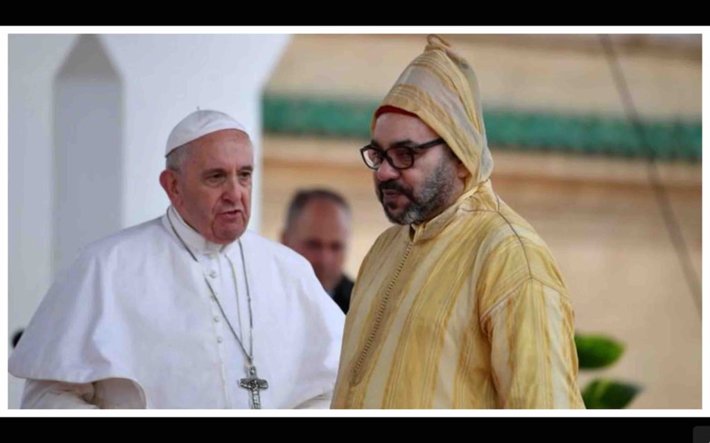 roi Maroc Mohammed 6 pape François