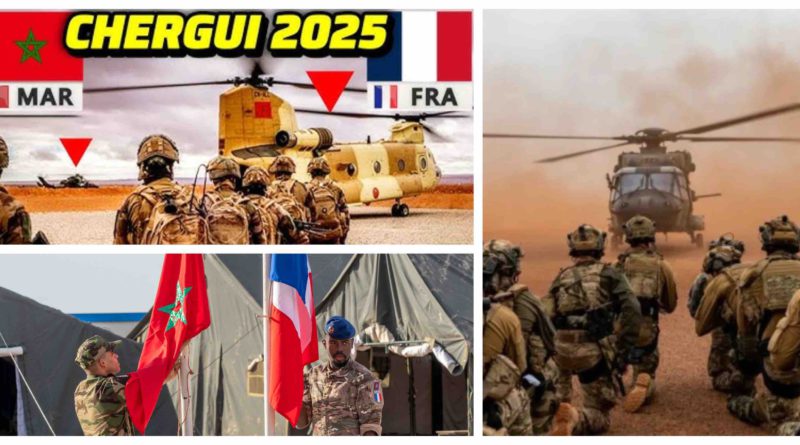 Exercice militaire Maroc France Chergui 2025 Morocco