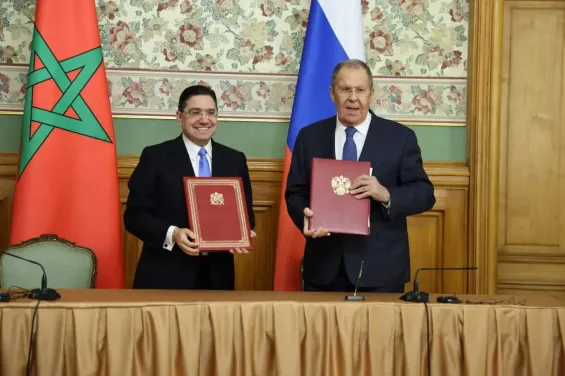 Sergueï Lavrov Nasser Bourita Maroc Russie Morocco Russia