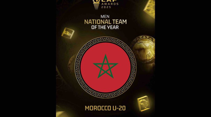 CAF Awards: les Lionceaux de l’Atlas U20 s’imposent dans la catégorie «sélection de l’année»