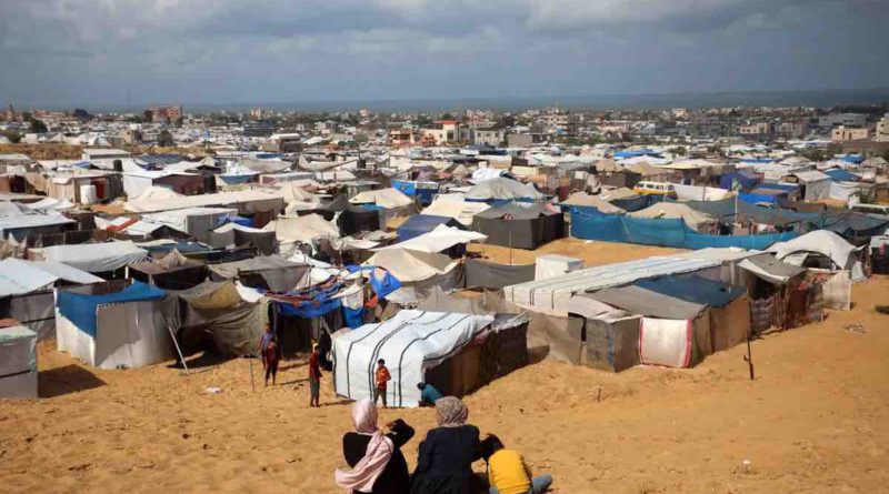 Gaza Palestine tentes camp