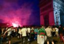 rassemblement supporters Paris arc de triomphe