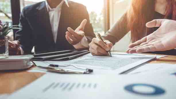 signature banque document