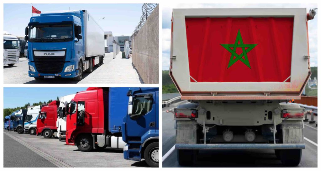 Camion transport camions Maroc