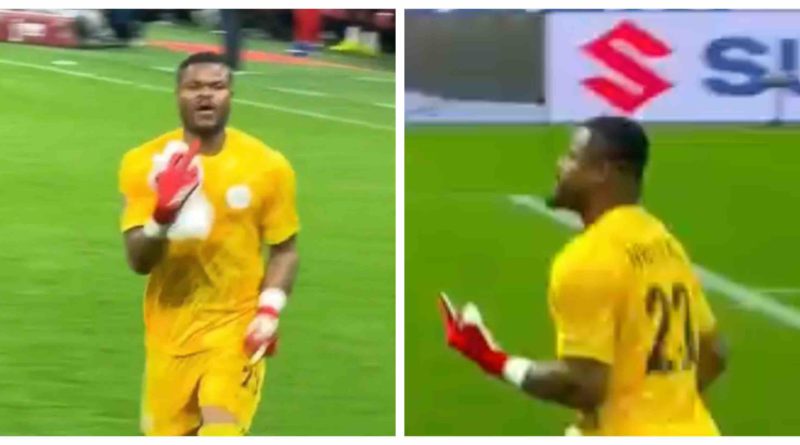 Le gardien du Nigeria, Stanley Nwabali, sous enquête après un doigt d'honneur contre le public marocain