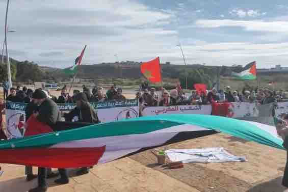 Manifestation Maroc Palestine