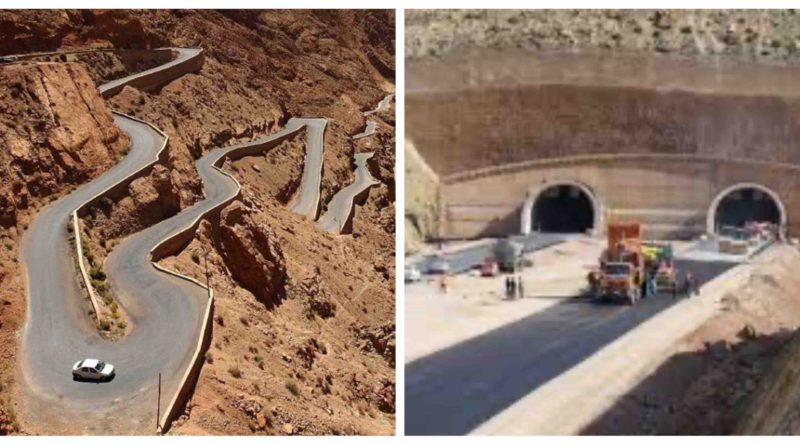 Maroc tunnel du Tichka Ourika