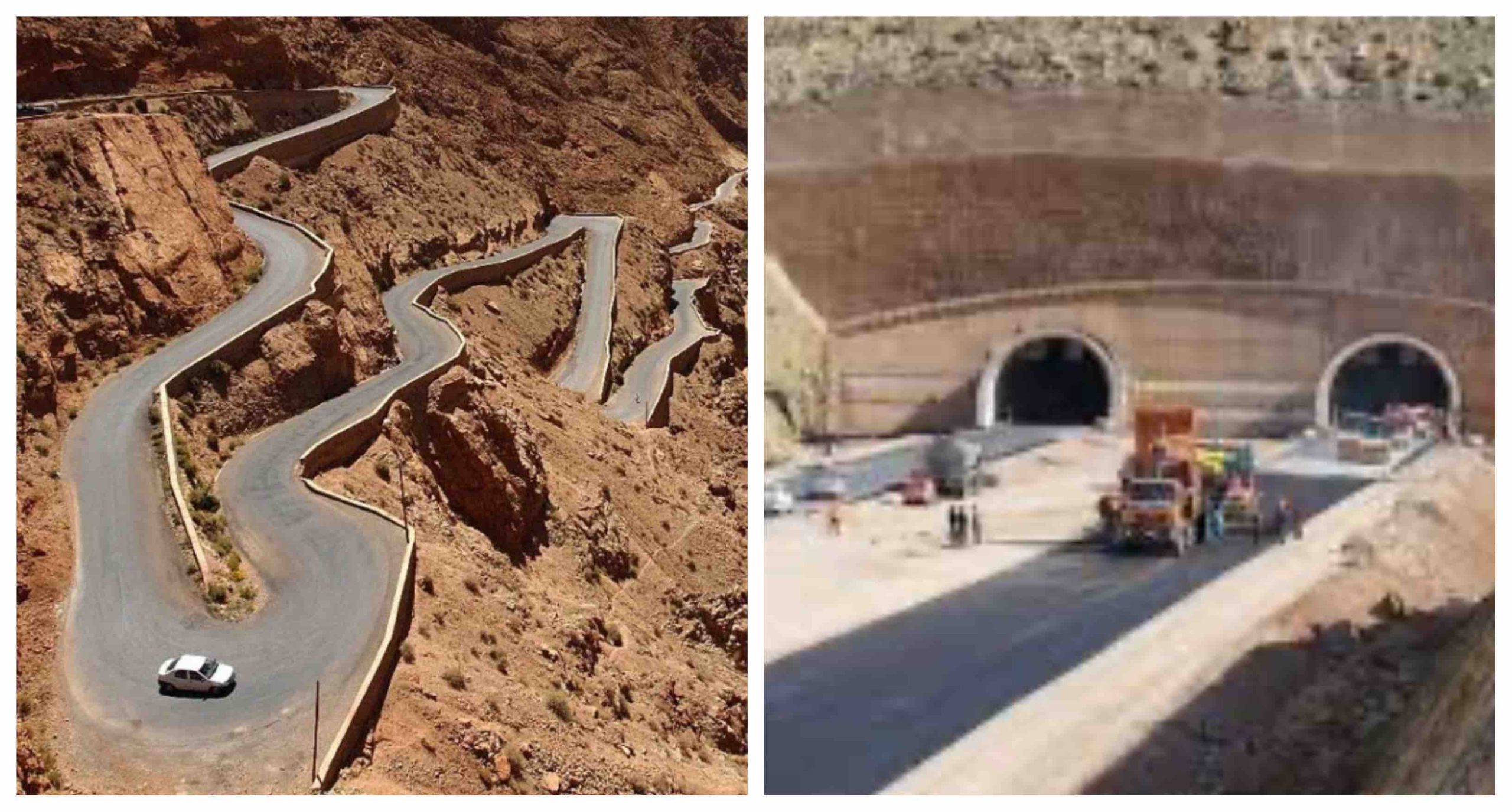 Maroc tunnel du Tichka Ourika