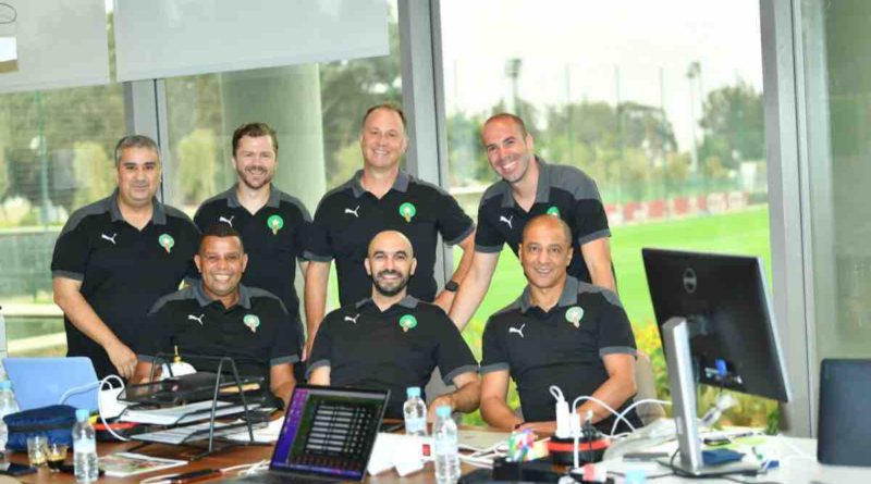 staff technique équipe du Maroc Lions de l'Atlas
